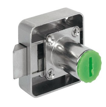 Zámek se střelkou k přišroubování, Häfele Symo EC, backset 25 mm
