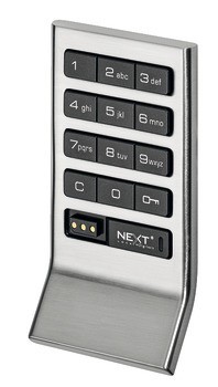 Zámek se závorou nebo zámek se střelkovou závorou, s klávesnicí