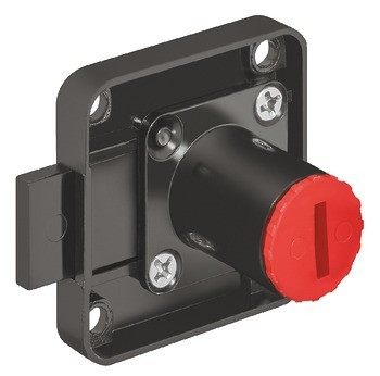 Zámek se závorou k přišroubování, Häfele Symo, backset 25 mm, vysunutí závory 8 mm