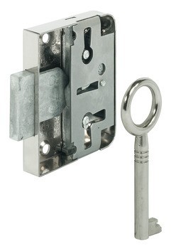 Zámek se závorou k přišroubování, se záskočkou