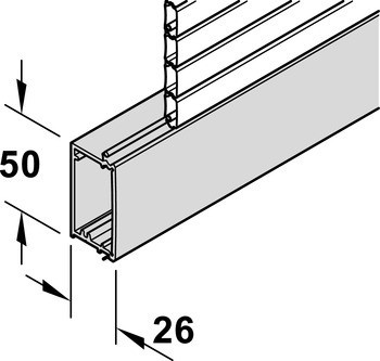 Zámková lišta, Pro plastové roletky