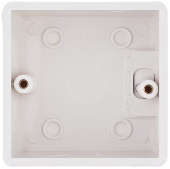 Zapuštěná krabička pod omítku, pro nástěnný terminál a terminál pro úsporu energie