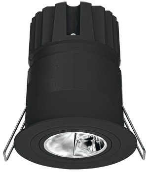 Zapuštěné stropní svítidlo, Häfele Lighting R One 2pólové (tunable white), 500 mA, konstantní proud, 9 W, průměr vrtaného otvoru 68 mm