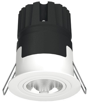 Zapuštěné stropní svítidlo, Häfele Lighting R One 2pólové (tunable white), 500 mA, konstantní proud, 9 W, průměr vrtaného otvoru 68 mm