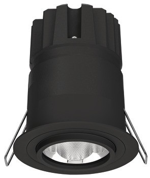 Zapuštěné stropní svítidlo, Häfele Lighting R One 2pólové (tunable white), 500 mA, konstantní proud, 9 W, průměr vrtaného otvoru 68 mm