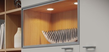 Zapuštěné svítidlo, Häfele Loox LED 2048, 12 V, 3pólové (tunable white), průměr vrtaného otvoru 55 mm, ocel