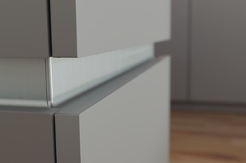 Zapuštěný úchytkový profil, c profil