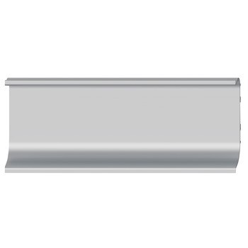 Zapuštěný úchytkový profil, Vodorovný, středový