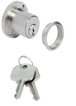 Zápustný zámek Rondell, Häfele Symo FM Pro, s pevnou vložkou s pinovými stavítky, standardní profil