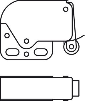 Záskočka, individuální, pro pružinovou záskočku Mini-Latch