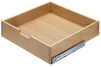 Zásuvka z masivního dřeva, Premium s výsuvem