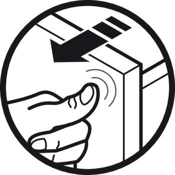 Zásuvkové výsuvy, Häfele Matrix Runner OC P25, částečný výsuv, push-to-open