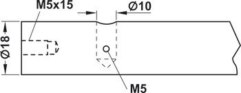 Závěsná lišta, pro posuvný žebřík, Service+, pro soukromé a komerční využití