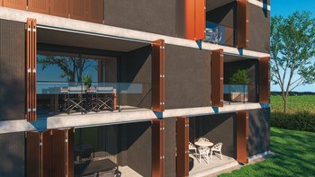 Kování pro skládací předokenní žaluzie, Hawa Frontfold 30 FS