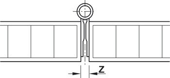 Kování pro skládací předokenní žaluzie, Hawa Frontfold 30 FS