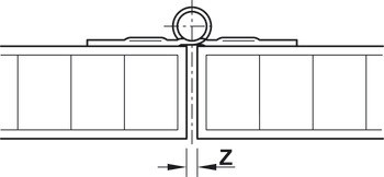 Kování pro skládací předokenní žaluzie, Hawa Frontfold 30 FS