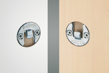 Závěsný spoj Knapp, Ocel, pro zápustnou montáž