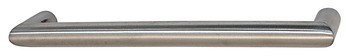 Zkosená úchytka, Häfele Déco, průměr 16 mm, kulatá, nerez