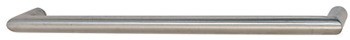 Zkosená úchytka, Häfele Déco, průměr 16 mm, kulatá, nerez