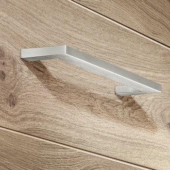 Zkosená úchytka, hranatá, nerez