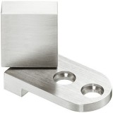 Čepový závěs pro skleněné dveře, úhel otevření 210°, pohledový