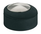 Dveřní doraz montovaný na podlahu, Zinková slitina, k přišroubování nebo nalepení, oválný Ø 50 mm