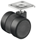 Dvojité kolečko, Nosnost 70 kg, řiditelné