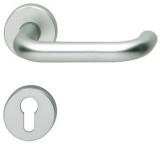 Interiérová poloviční sada, Hliník, Hoppe, Paris 138L/42/42S třída odolnosti 1 (třída bezpečnosti 2)