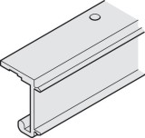 Jednoduchá pojezdová kolejnice, Předvrtané