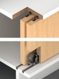 Kování pro posuvné dveře, Häfele Slido F-Line18 50A, sada