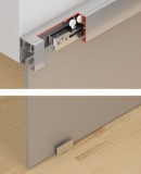 Kování pro posuvné dveře, Hawa Porta 40 GE, sada s pojezdovou kolejnicí