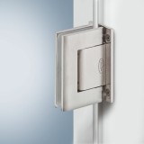 Kyvný pružinový závěs, pro celoskleněné dvojčinné dveře