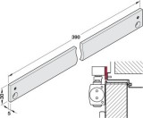 Montážní podložka, pro TS 1500 G, horní dveřní zavírač, Geze