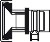 Montážní sada, Startec, skleněné dveře, jednostranná montáž
