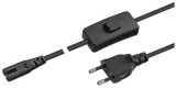 Napájecí kabel, se zástrčkou pro malá zařízení