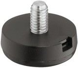 Nastavitelná noha s kluzákem, kulatá