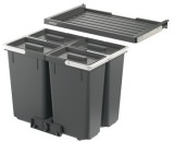 Odpadkové koše, 4 x 12 litrů, Häfele
