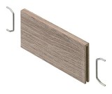 Příčné dělítko, Blum Ambia Line design dřeva