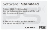 Programovací karta, "standardní režim"