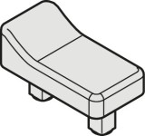 Protikus, pro skládací dveře Push-To-Open, Hawa Folding Concepta III 20/25 Push