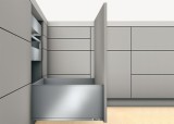 Sada čelního výsuvu, Legrabox pure, výška bočnice 240 mm, pro systémovou výšku F, s korpusovou lištou Tip-On
