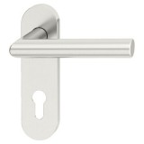 Sada dveřních klik, Häfele Startec model PDH 5103, nerez, požárně odolné dveře