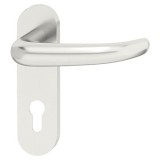 Sada dveřních klik, Häfele Startec model PDH 5104, nerez, požárně odolné dveře