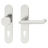 Sada dveřních klik, Häfele Startec model PDH 5106, nerez, požárně odolné dveře, únikové dveře