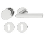 Sada dveřních klik, Häfele Startec model PDH 5203, hliník, požárně odolné dveře