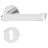 Sada dveřních klik, Häfele Startec model PDH 5234, hliník, požárně odolné dveře