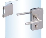 Sada pro skleněné dveře, Office Classic, Dorma Glas, s 3dílnými závěsy