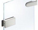 Sada protikusu kování skleněných dveří, GHR 302, Startec, s 2dílnými závěsy