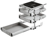 Sada vybavení, Montážní šířka 292 mm, Variant-C, se 3 systémovými zásuvkami, systém 25