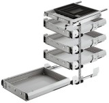 Sada vybavení, Montážní šířka 292 mm, Variant-C, se 4 systémovými zásuvkami, systém 32